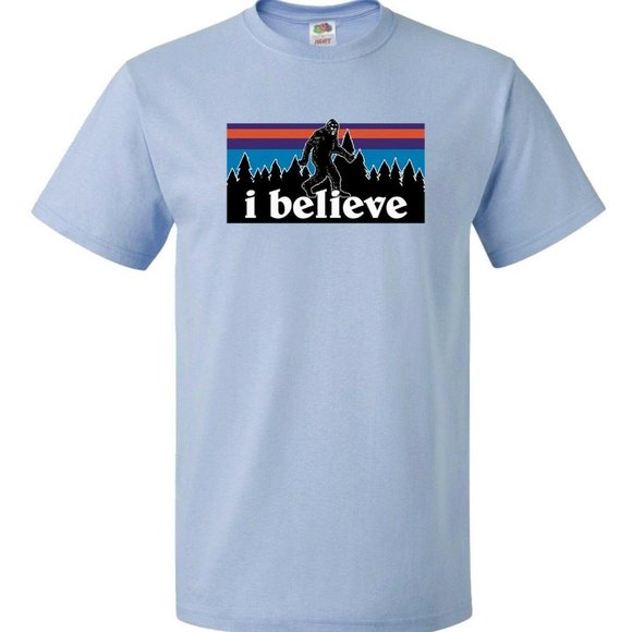 Sasquatch I Believe Trees Bigfoot Short Sleeve Tee - Picture 5 of 11